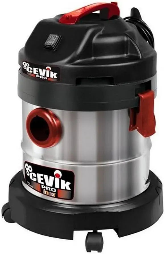 Aspirateur, 20 L, 1250 W, CEVIK PRO CE-PRO20X, acier inoxydable