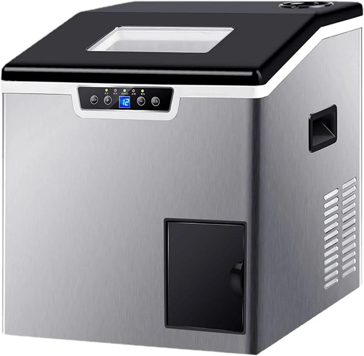 Machine à glaçons, portable, camping, capacité journalière de 40 kg, Produit 32 glaçons en 6 Minutes