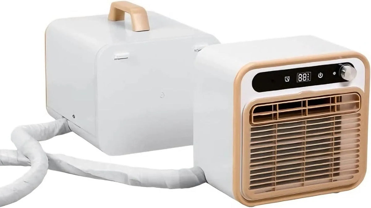 modèle 130m3, 12000 BTU Portable Split AC, Télécommande WiFi, conception légère pour le camping extérieur et l'utilisation intérieur, Caravane