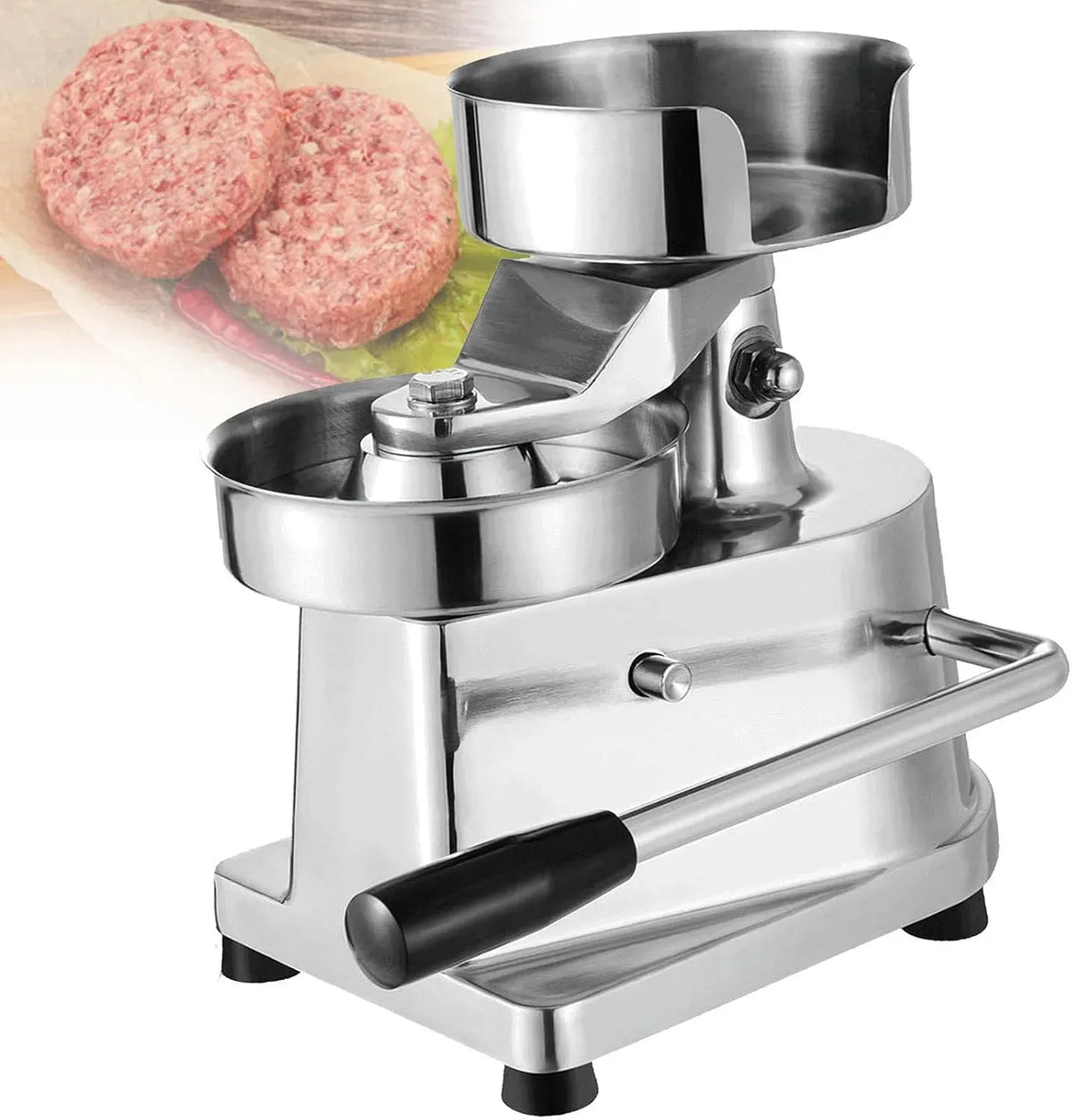 Machine à galettes, Presse, 130 mm, gril, professionnel, acier inoxydable, pour Griller