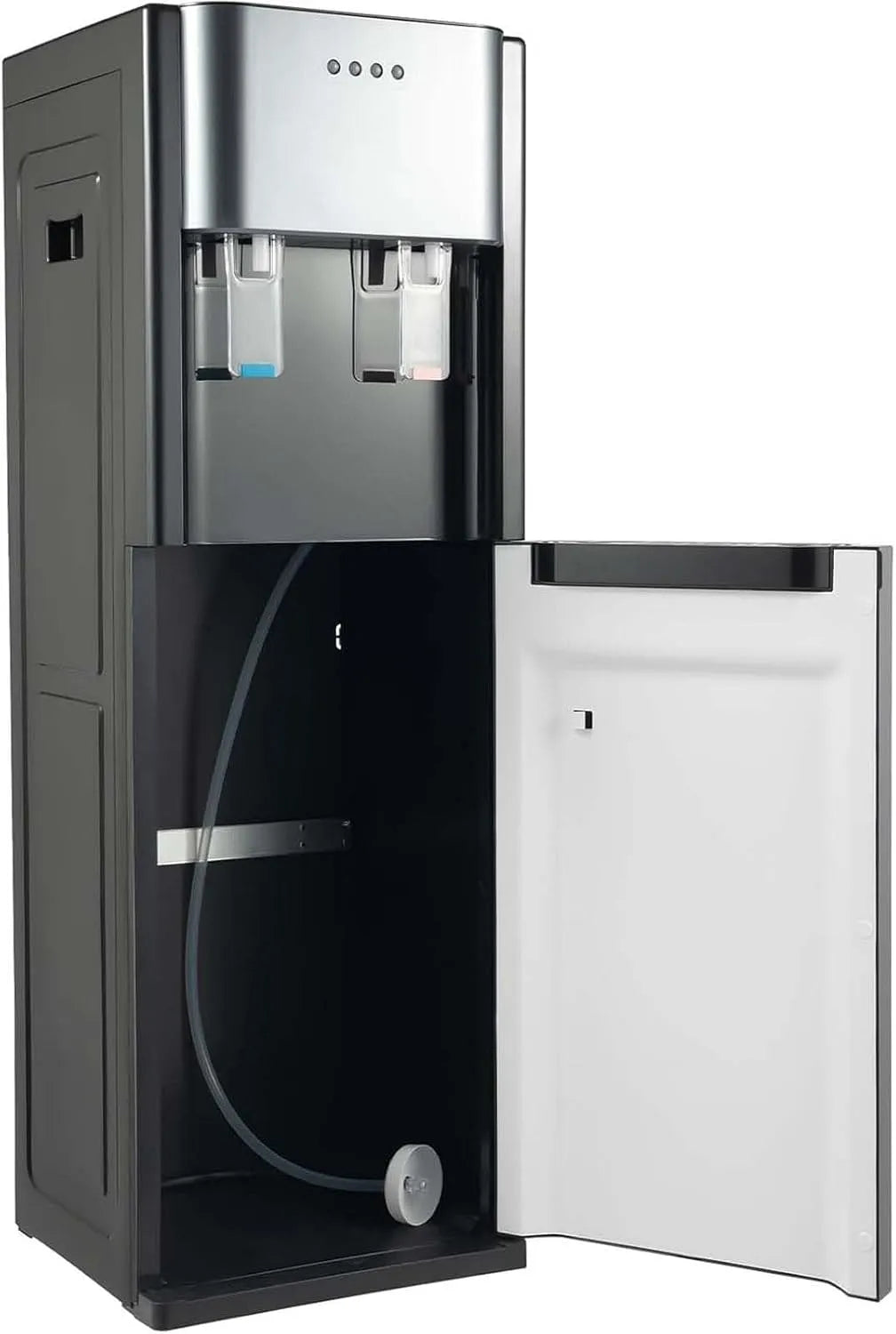 Hot+Warm, Fontaine À Eau Chaude Et Froide À Chargement par Le Bas avec Intérieur en Acier Inoxydable, Fontaine À Eau pour Bonbonnes De 19 litres
