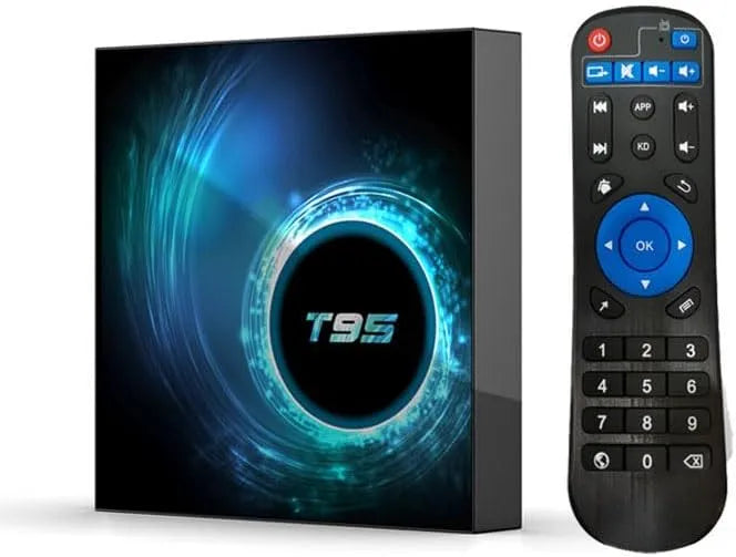 Smart TV T95 H616, téléviseur, 4K UHD, Wi-Fi, Bluetooth, Android OS, 4GB RAM 64GB Storage, 4K Media Player, Android 10, T95 Android TV Box - Allwinner