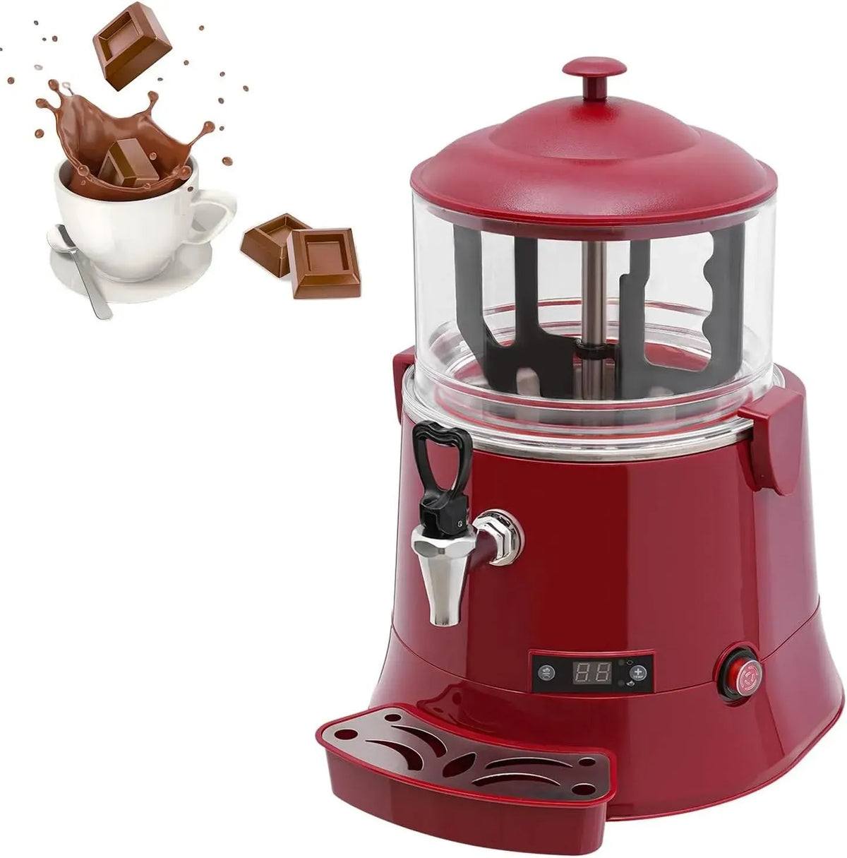 Machine À Chocolat, Distributeur, machine à café électrique, 5 L, 30 à 90 °C, professionnel, pour Le Café