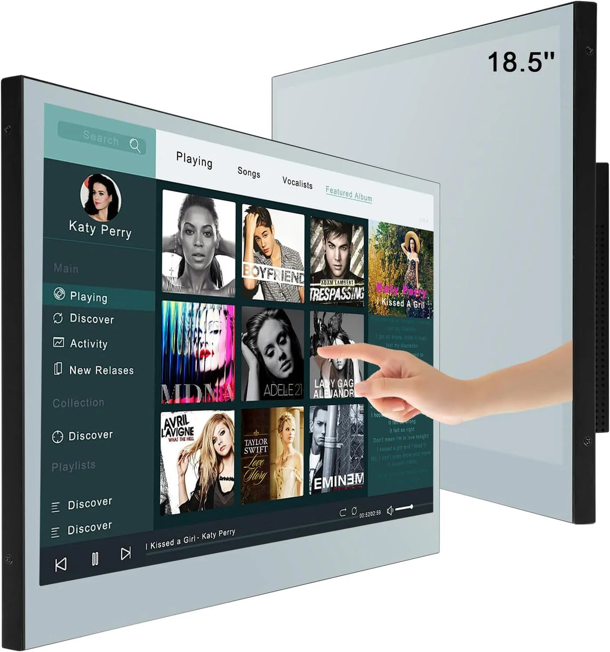 Smart TV 1080p M185-TS, 18, 5 pouces, téléviseur, Wi-Fi, IP65, tactile, Bluetooth, Android OS, système Android 14, 2026, Modèle 2026, étanche