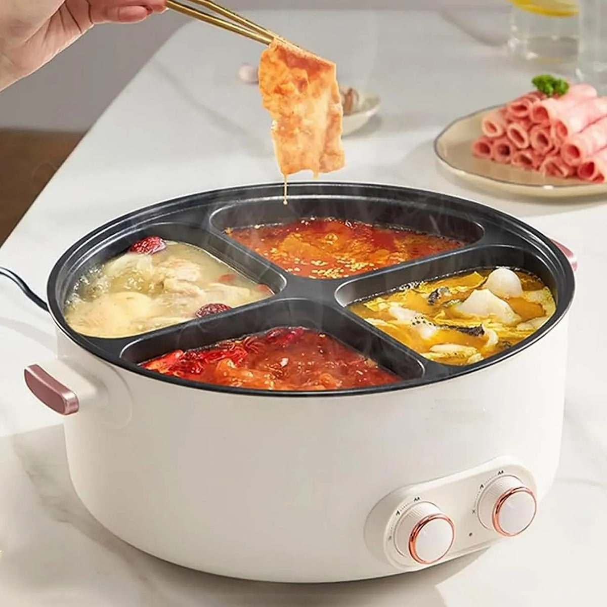 Multicuiseur, cuiseur multifonction électrique, multicuiseur électrique, 6 L, pour Soupes