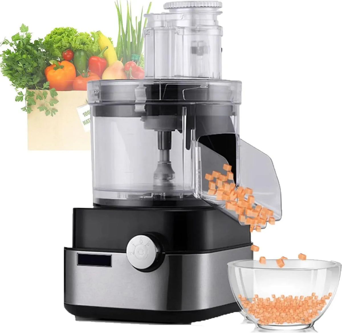 Coupe Legumes Electrique, 5000 ML, gril, commerce
