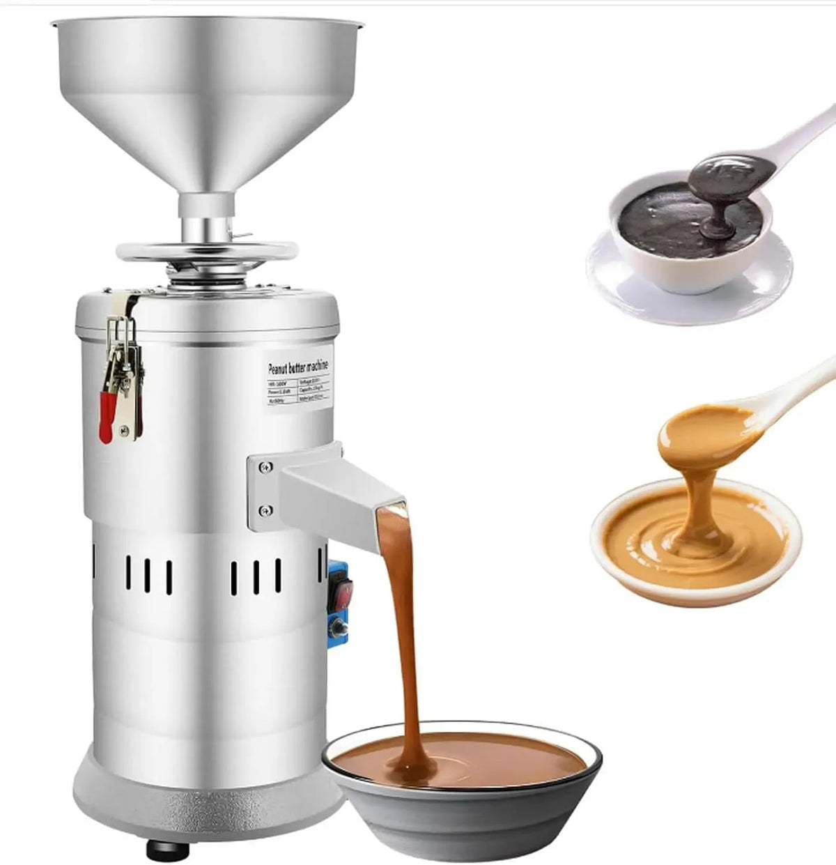 Machine à Beurre, 1100 W, 15 Kg, professionnel, acier inoxydable, pour Les Arachides
