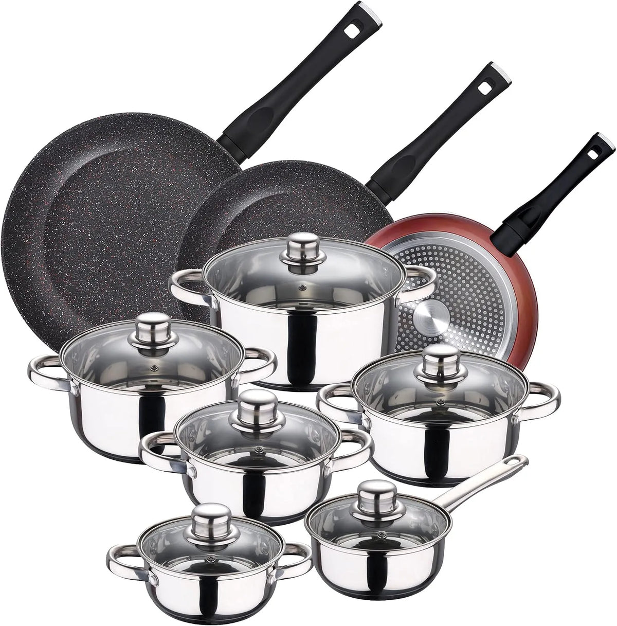 Ustensile de cuisson 12pc, 28 cm, acier inoxydable