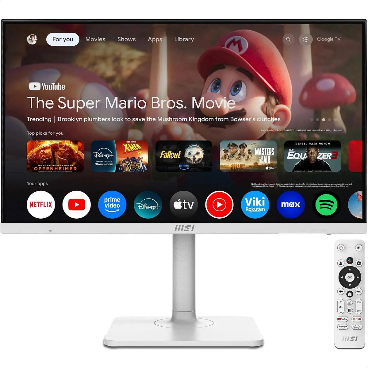 MSI Modern Écran Professionnel 27' UHD MD272UPSW