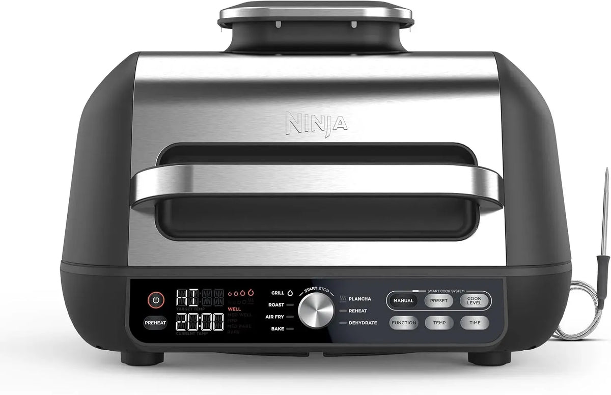 Ninja AG651EU Lave-vaisselle, 3,8 L, gril, noir, Foodi MAX PRO Grill