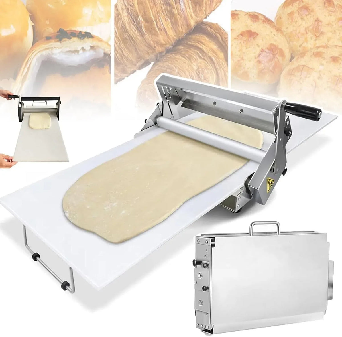 Mm/0 Machine à Pâte, 17,5 Mm, 27 Mm, pizza, professionnel, acier inoxydable, pour Pizzas