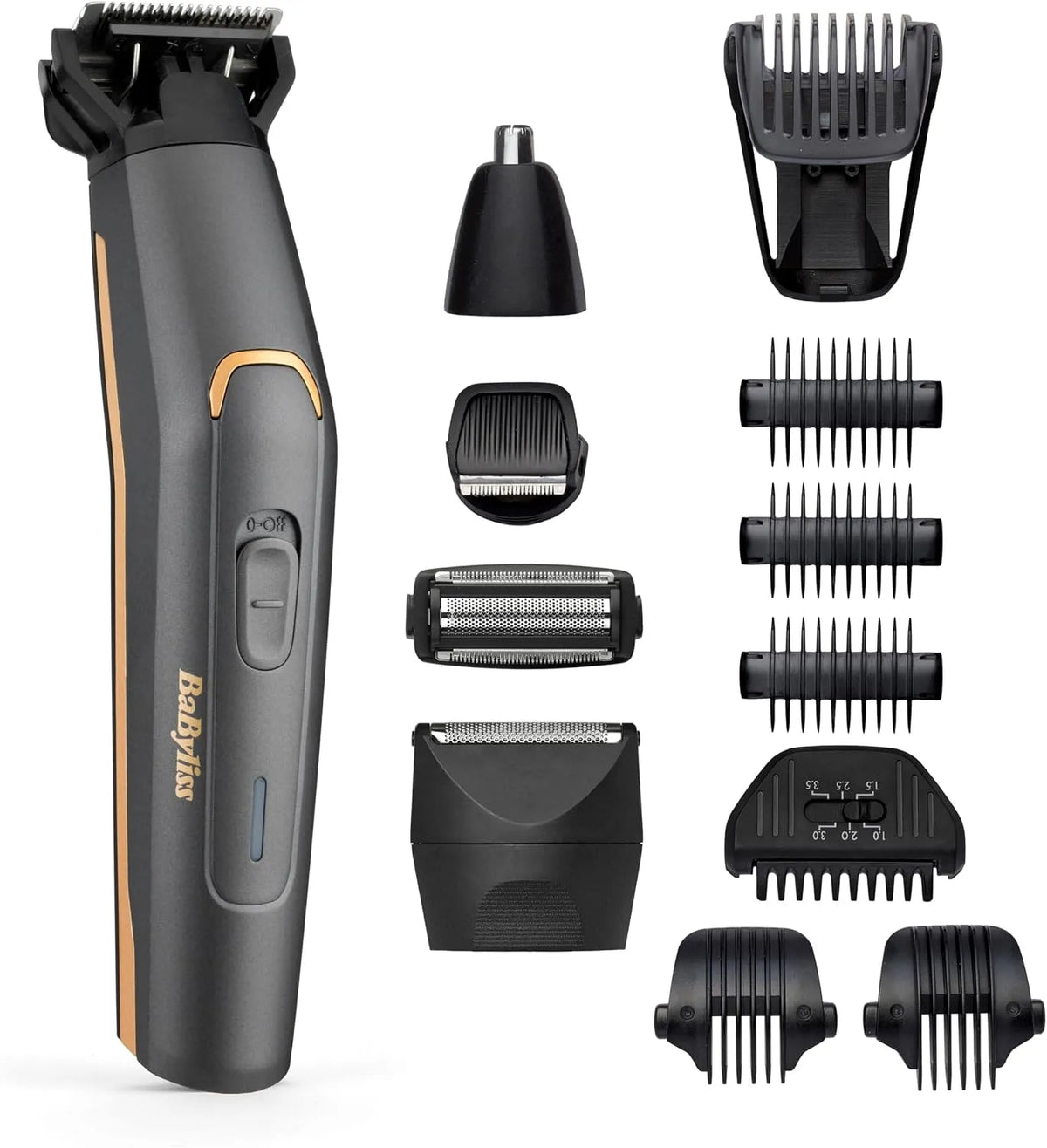 BaByliss Graphite Precision Tondeuse multifonction 12 en 1