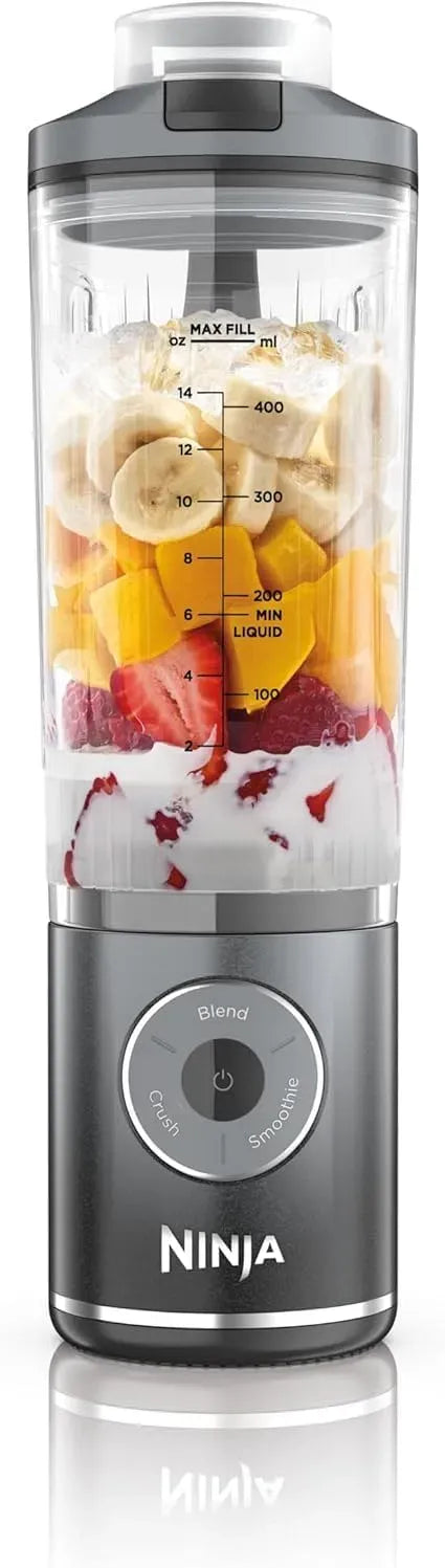 Ninja BC251EUGY Blender, 3 programmes, portable, 570 ml, 3 fonctions de mélange