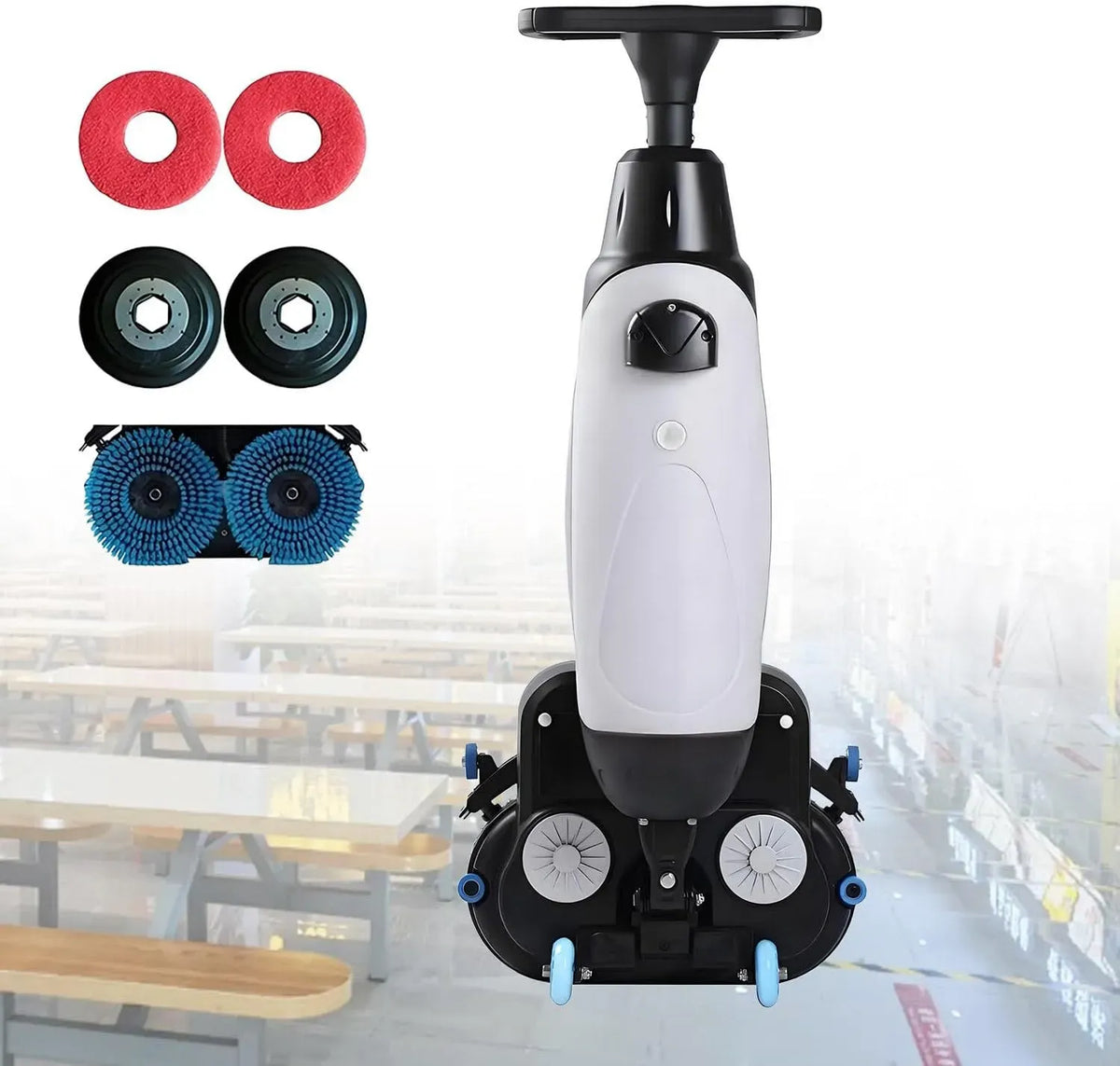 Brosse, 1115 m, professionnel, sans fil, Autolaveuse-sécheuse Professionnelle