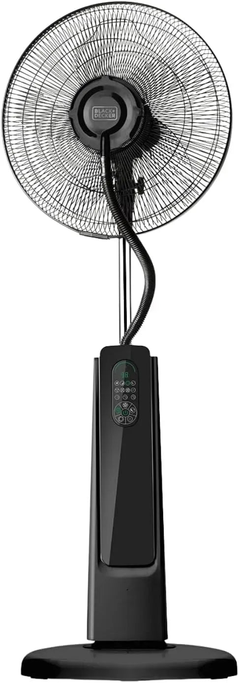 Black+Decker BXMF75E Ventilateur, 75 W, 3 vitesses, noir