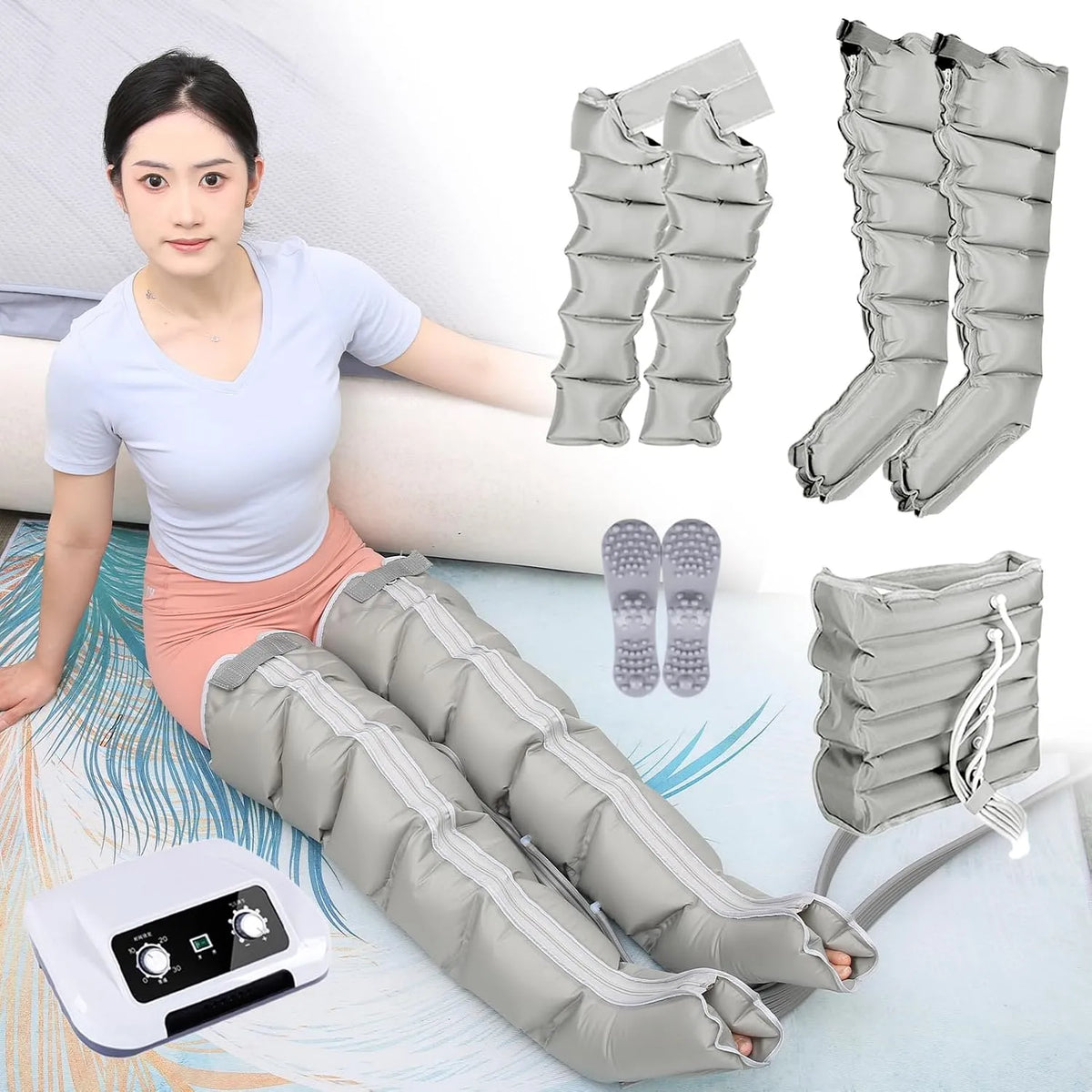Masseur, pour Tout Le Corps, Masseur de Jambes à Compression d'air pour Tout Le Corps