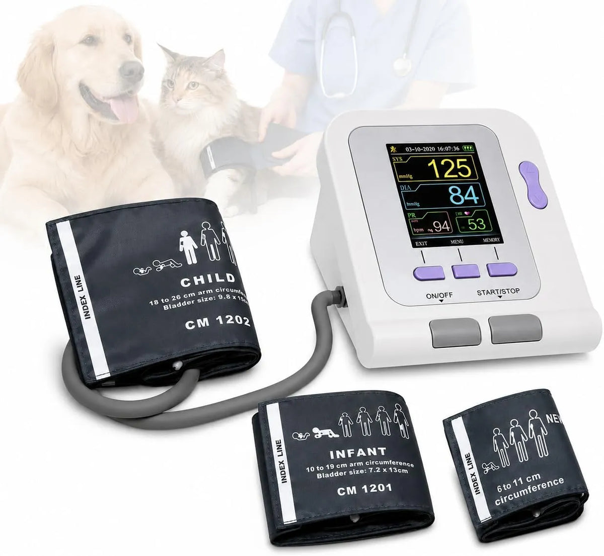 Appareil, 100 M, écran LCD, pour Animaux avec Écran LCD Et 100 Mémoires pour Chiens