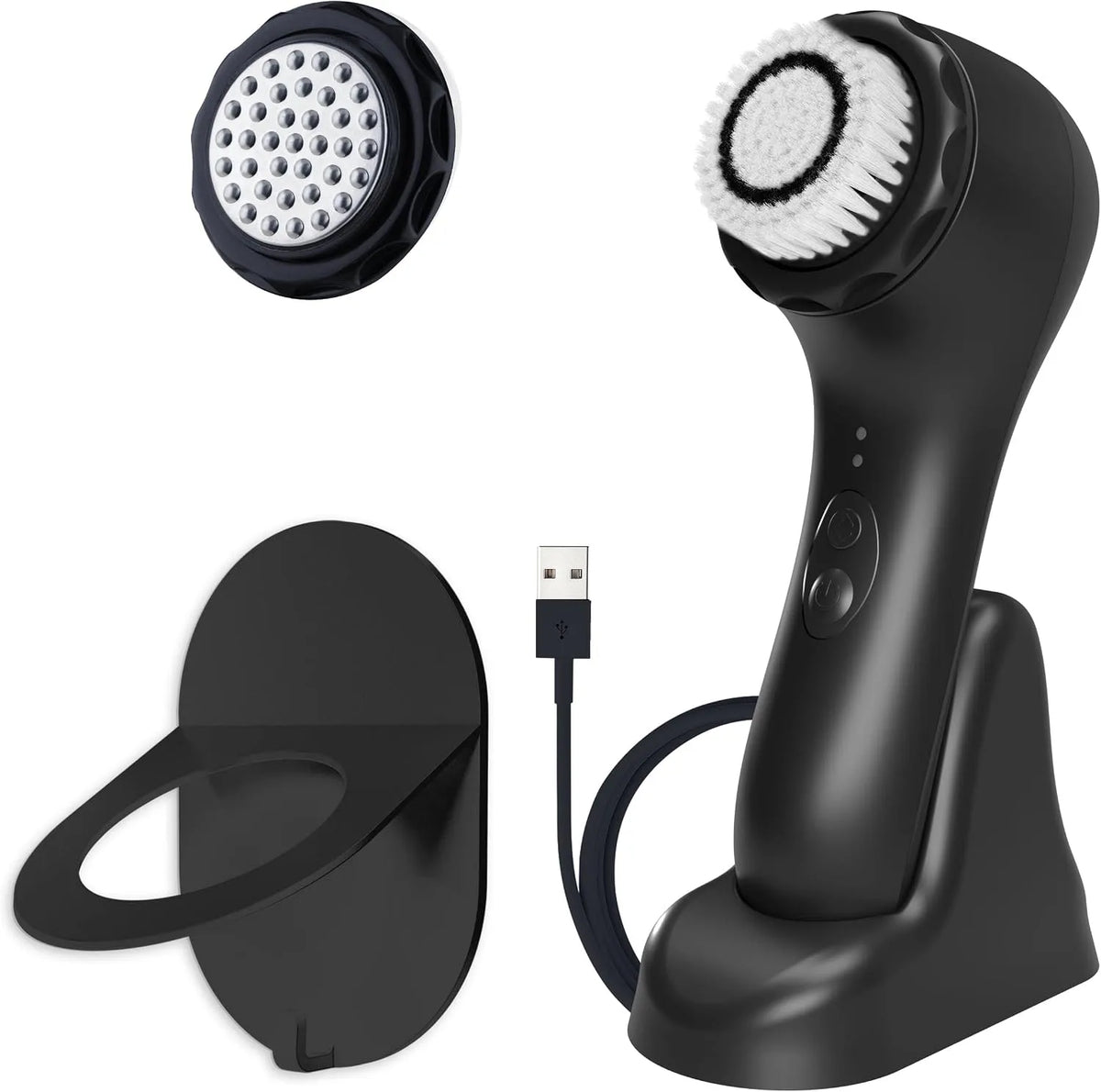 Brosse, USB, Spa Sciences, Brosse Sonique Nettoyante avec Poils & Système Infusion