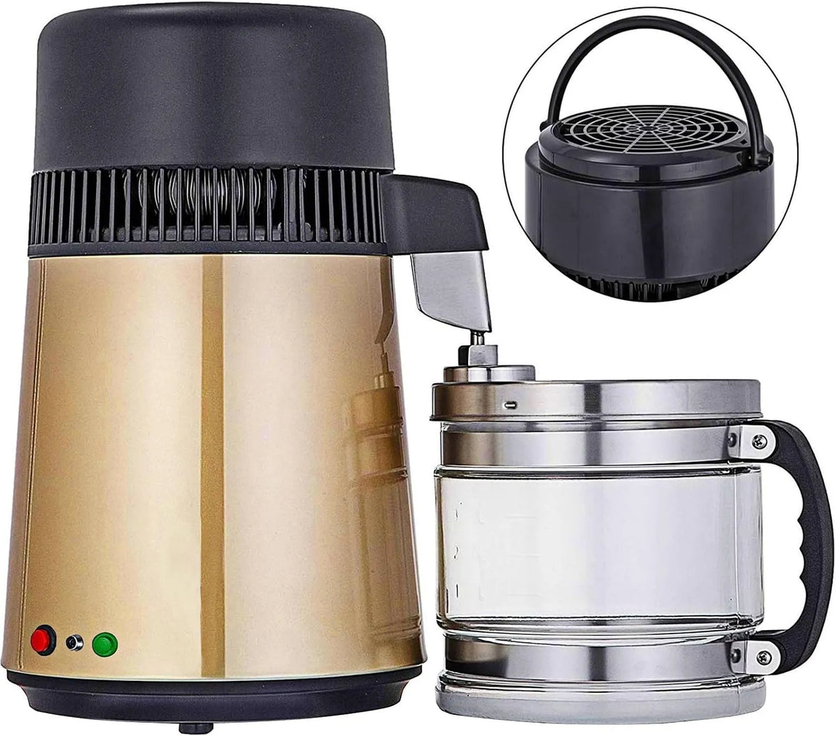 Machine à Distiller, Inoxydable Maker, 750 W, acier inoxydable, pour l'eau Propre