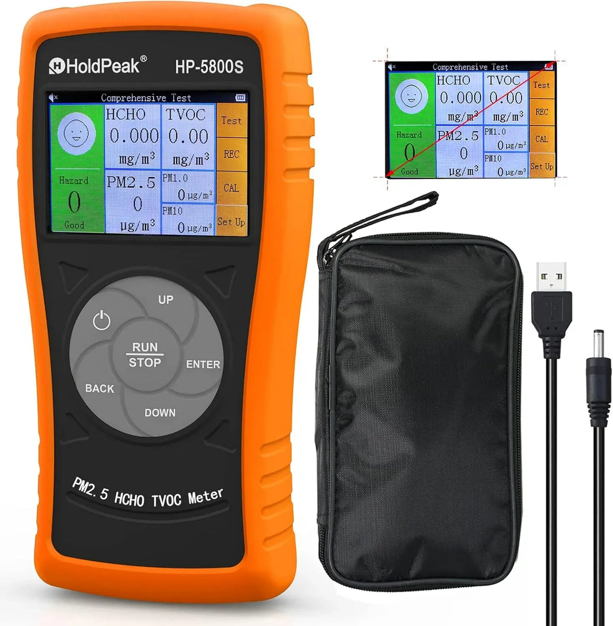 Moniteur, professionnel, écran pour ordinateur, détecteur, Moniteur de qualité de l'air