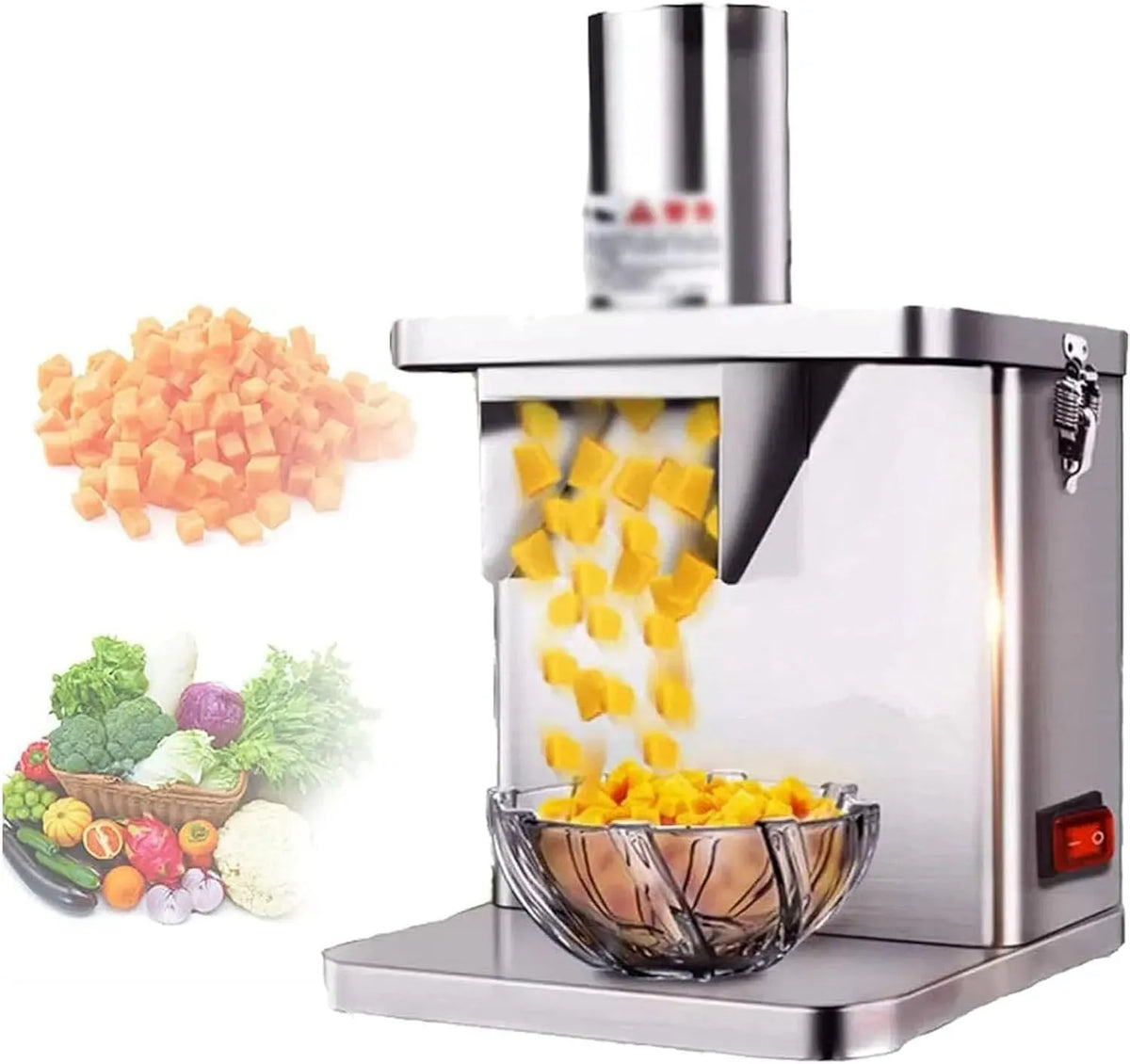 Machine à Couper, 300 kg, professionnel, acier inoxydable