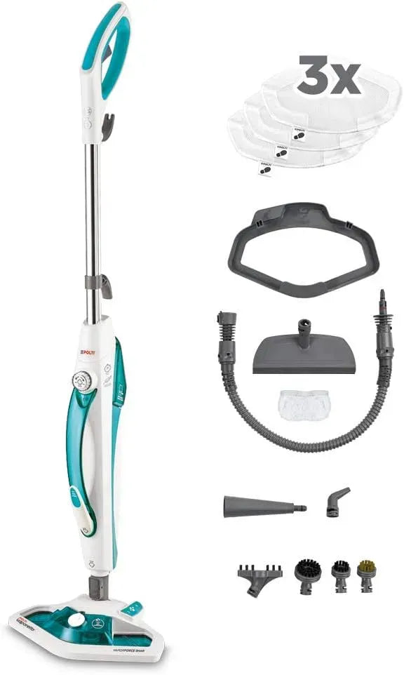 Accessoire pour appareil, 0,3 L, Polti SV450 2-en-1, grand réservoir, vapeur, amovible, blanc, Balai Vapeur avec Nettoyeur à Main, Vaporetto Double