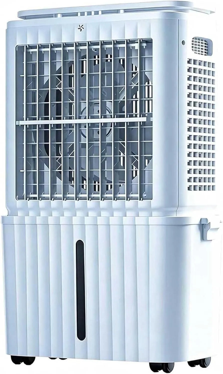 Climatiseur 14500CFM, 48 × 31 × 82cm, 40 L, portable, industriel, 3 vitesses, oscillation