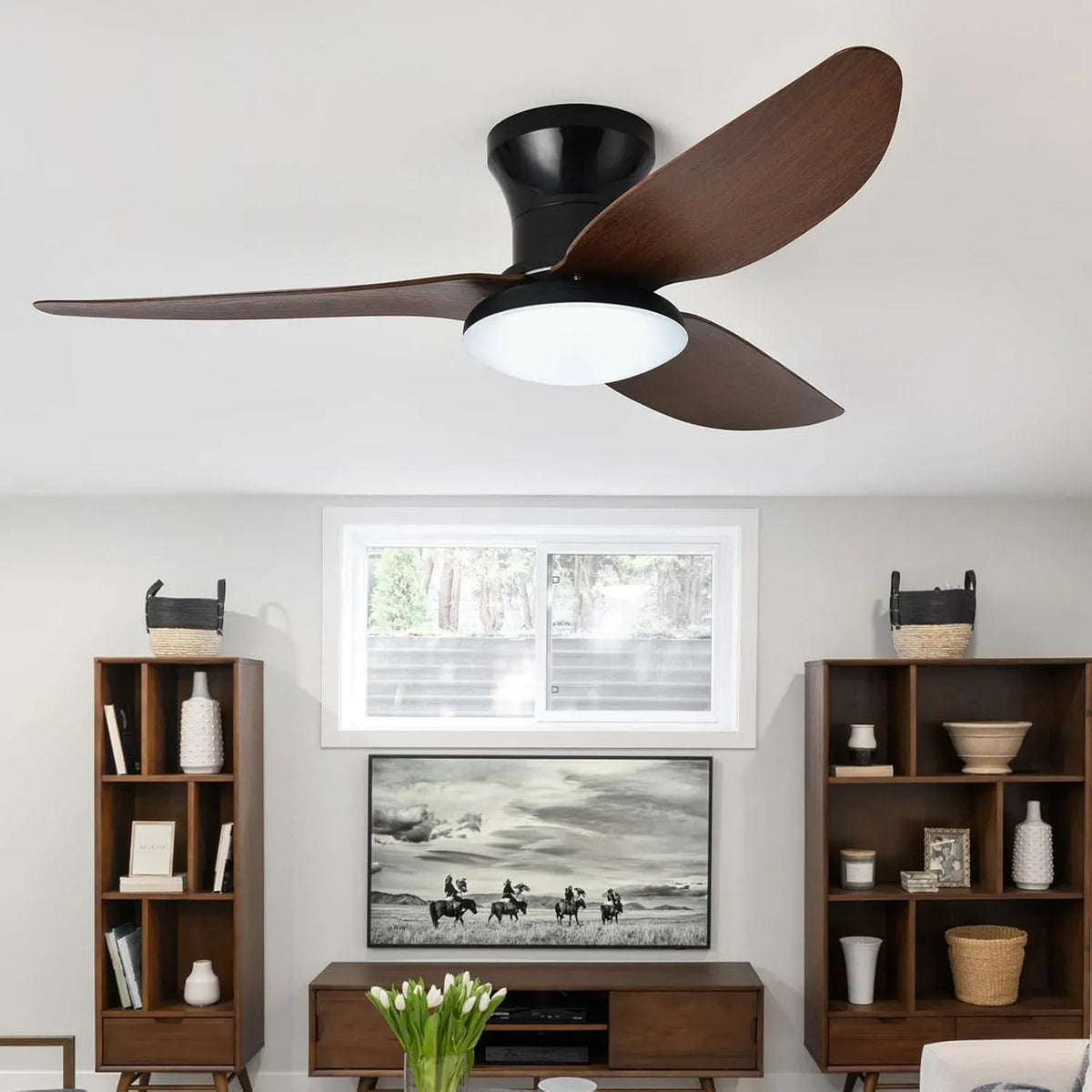 Ventilateur, décoration de salon, silencieux, ventilateur pour circulation d'air