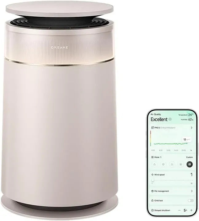 Purificateur d'air, DREAME FP10, Boost, flux d'air LoopBoost, nettoyage à 360°