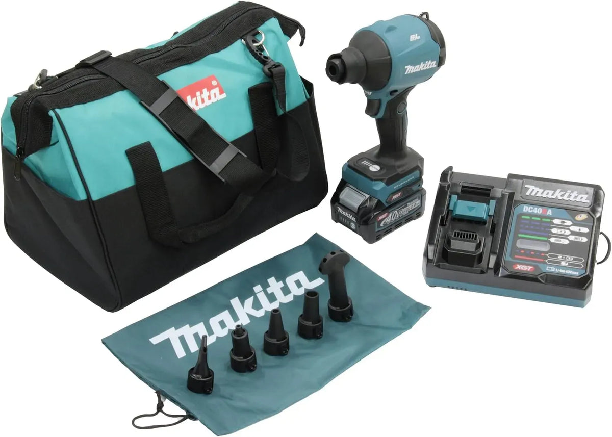 Makita AS001GA102 Ventilateur, 40 V, bleu, ventilateur pour circulation d'air, Ventilateur sans Fil 40 V Max