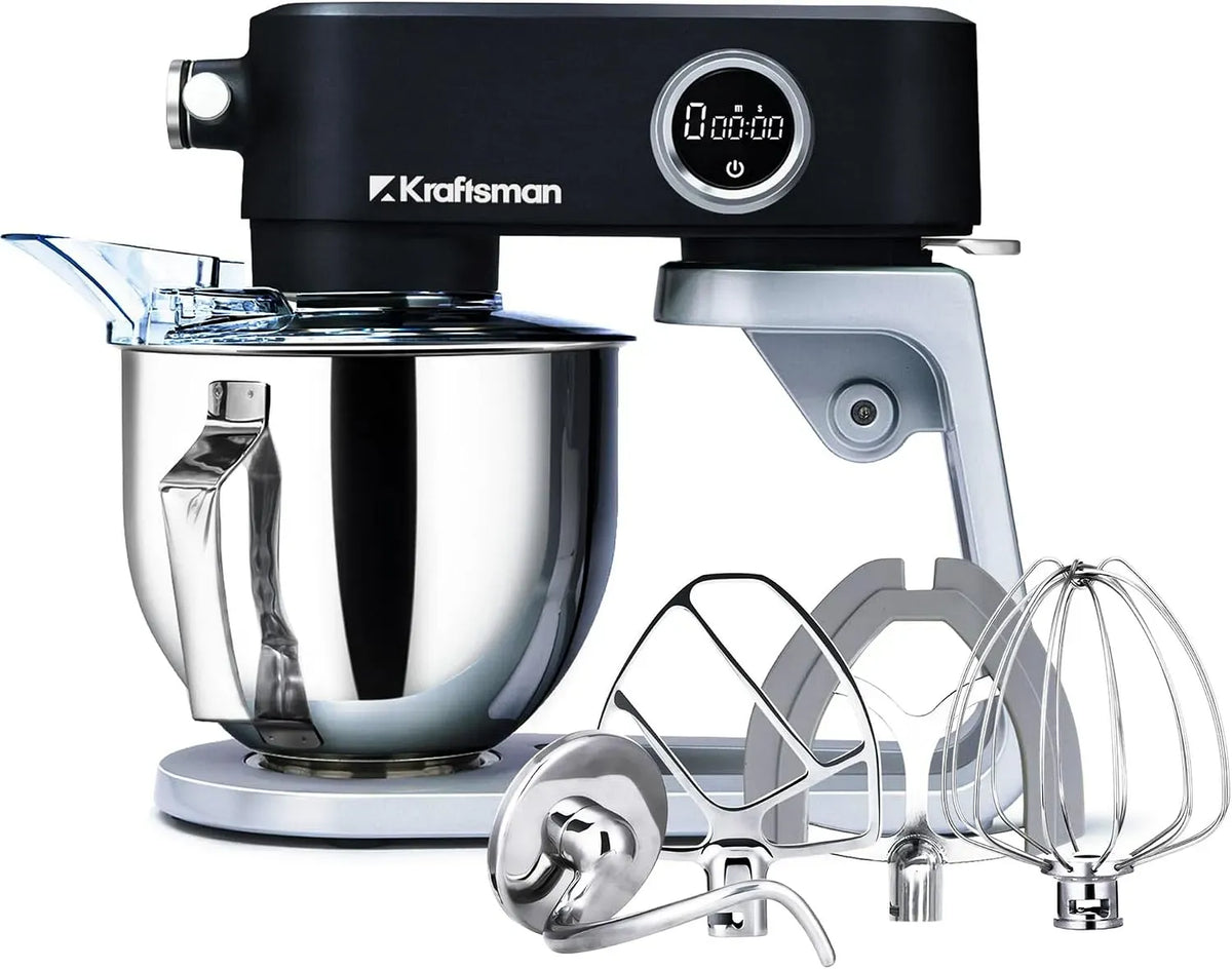 Robot, 5 L, Robot Pâtissier 5L Tout Métal Multifonction Planétaire