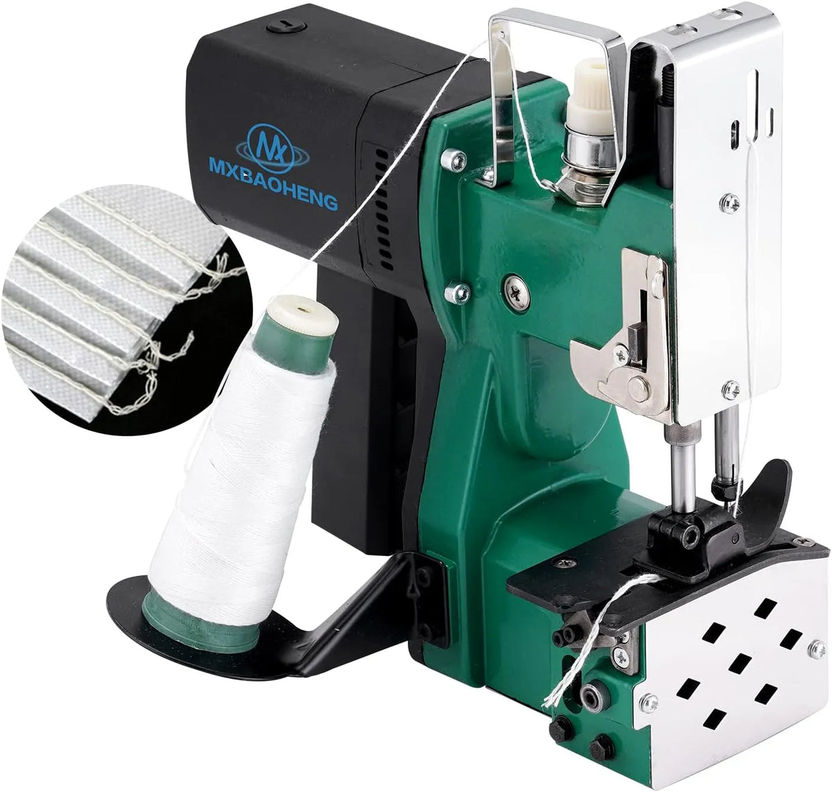 GK9-88 Machine à Coudre, Portable, machine à coudre électrique, 220 V, plastique, pour Sac tissé en Peau de Serpent Sac en Plastique de Pap