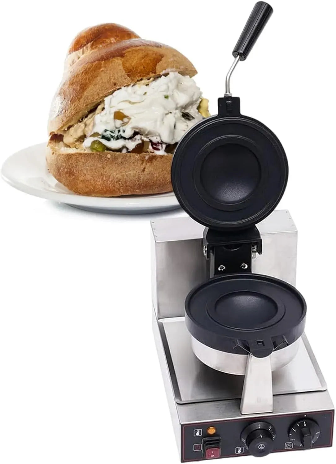 Machine à hamburger, machine à sandwich, machine à gaufres, machine à glace, pose libre, acier inoxydable