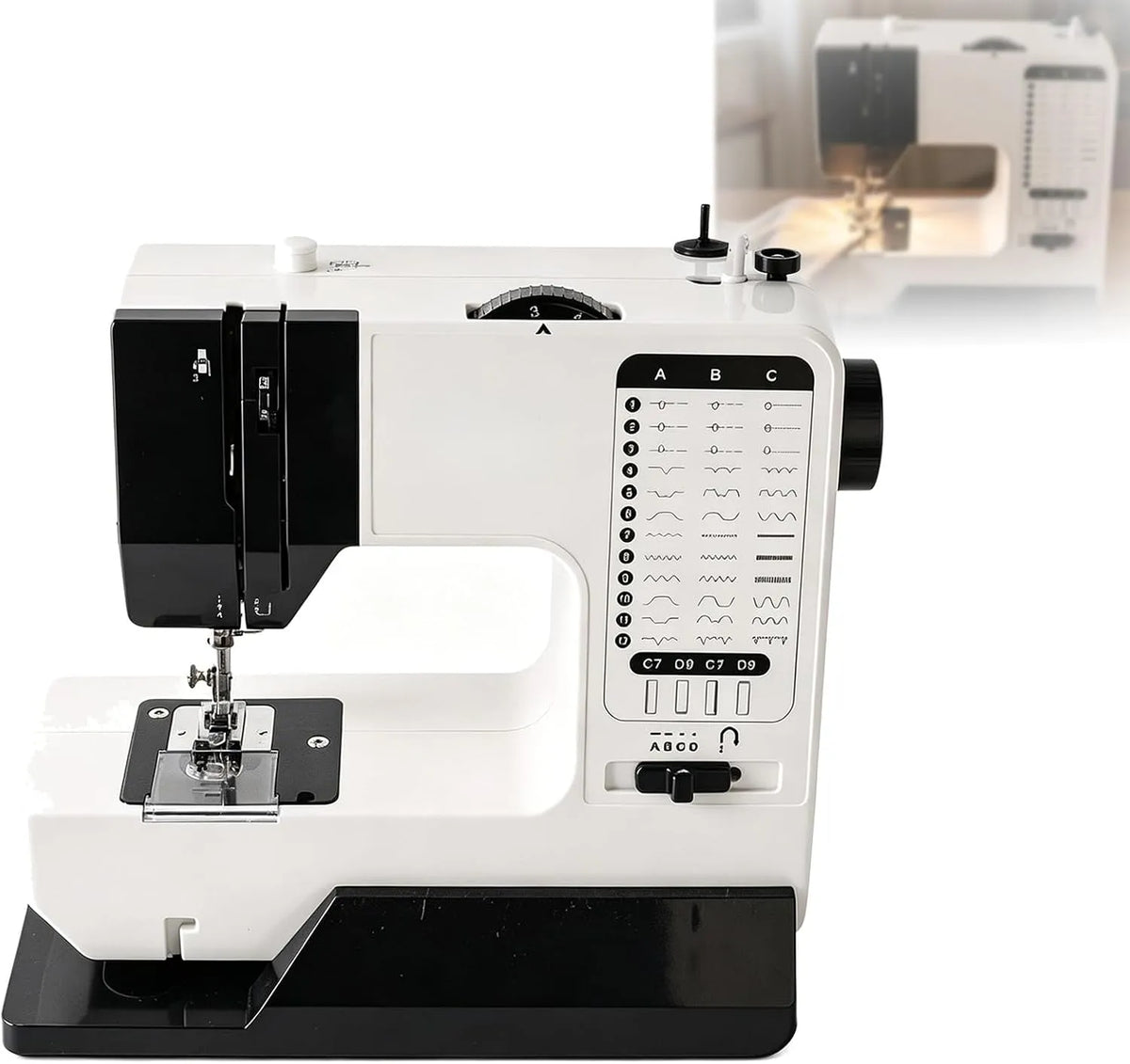 Machine à coudre, table, machine à coudre électrique, industriel, professionnel, pour tissu épais