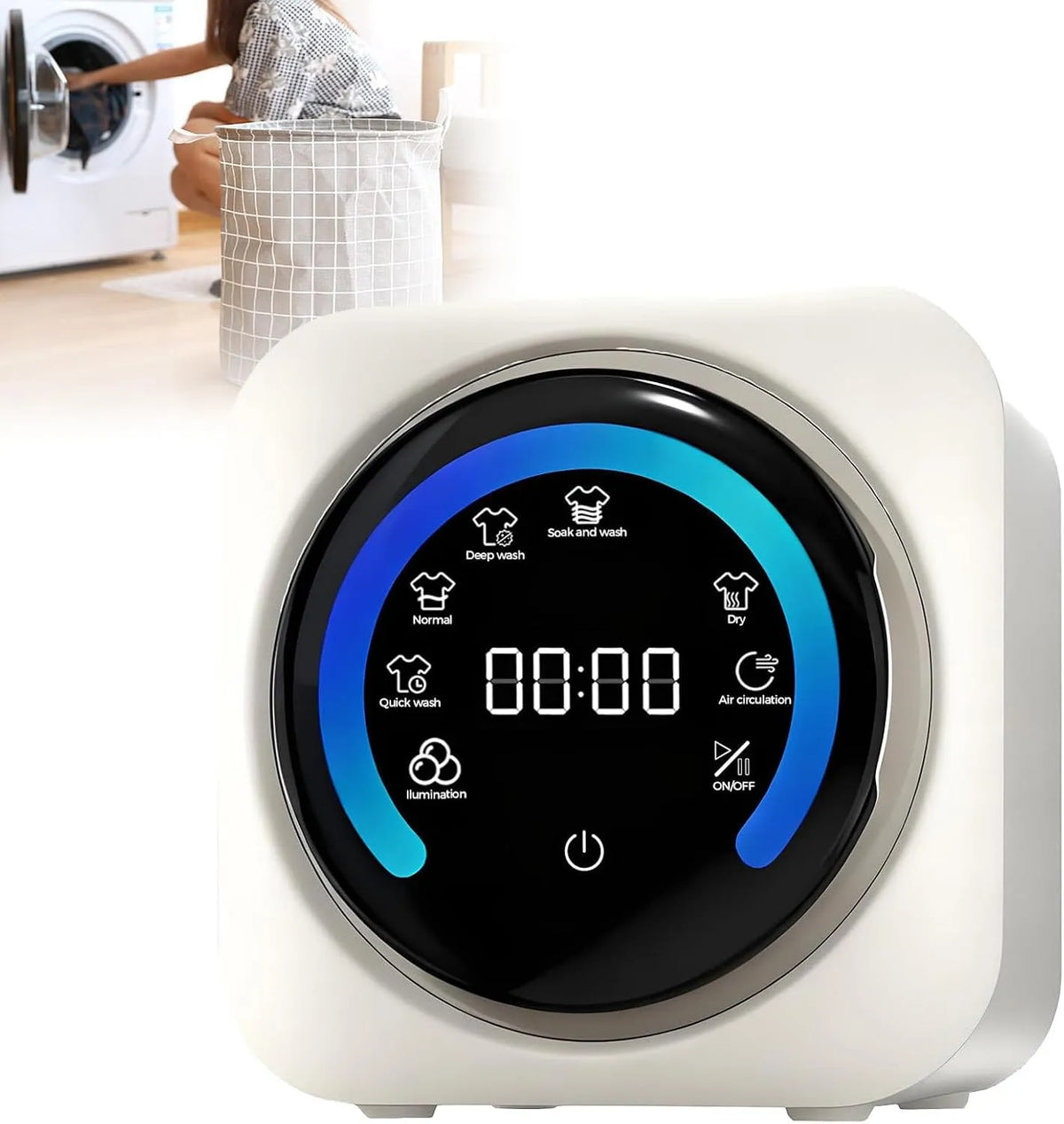 Lave-linge séchant, 3.5 L, lave-linge/sèche-linge