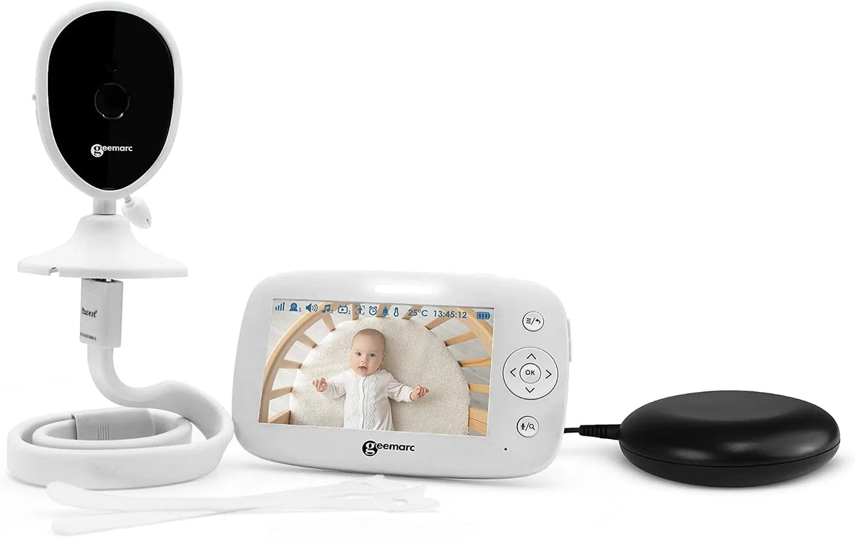 Moniteur, 95 dB, Alarme Puissante de 95dB et Coussin Vibrant, Version FR