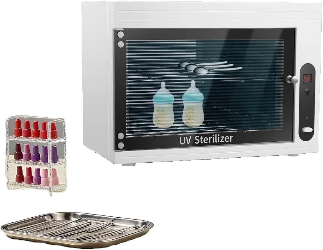 stérilisateur, Armoire, appareil électrique de stérilisation, 10 L, minuteur, décoration de salon, écran LCD, pour cosmétiques