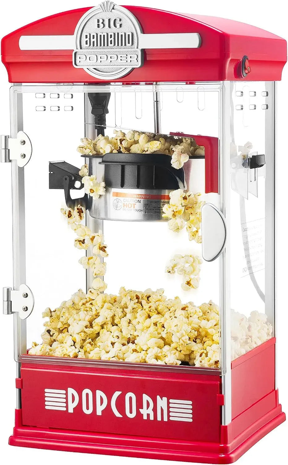 Bouilloire électrique, rouge, chauffe-eau pour boissons, Great Northern Machine à pop-corn ancienne