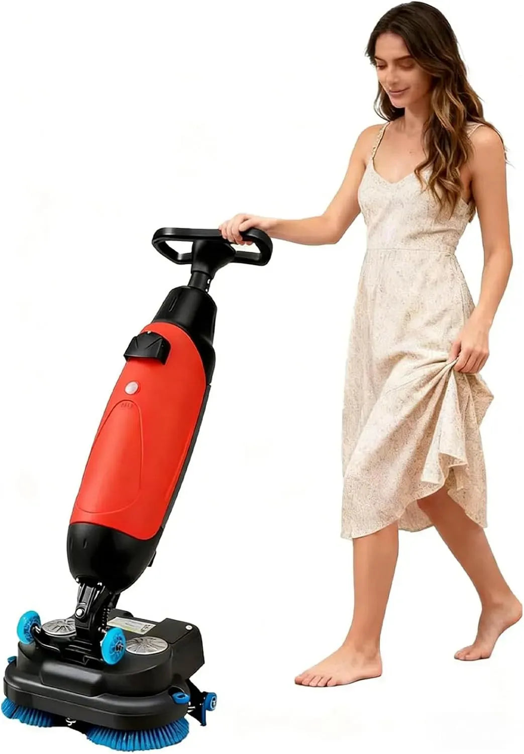 Brosse, professionnel, rouge, pour Bureaux, Autolaveuse autoportée