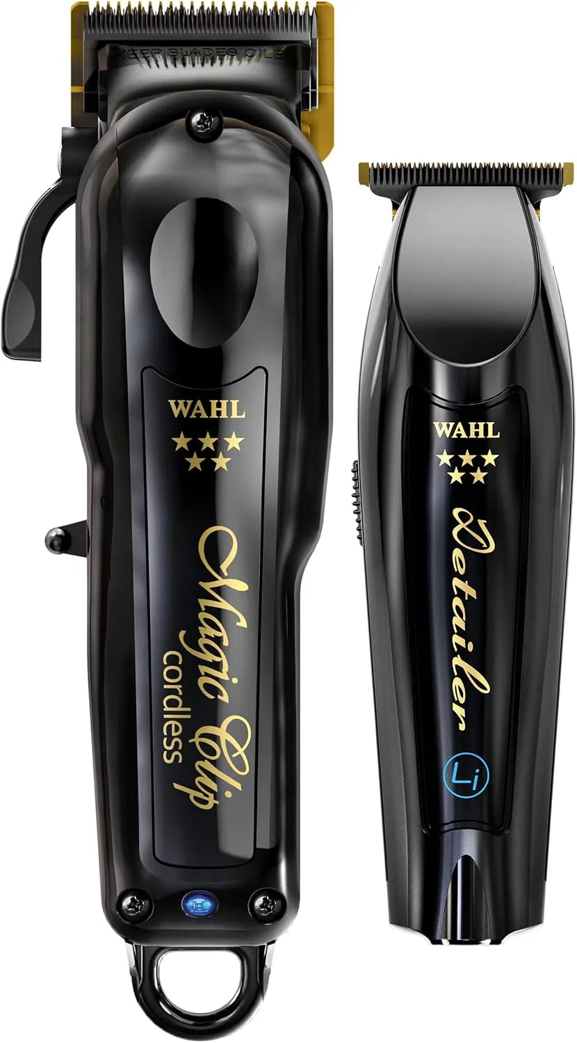 Wahl Barber Combo Sans Fil, Black Magic Clip et Detailer Li
