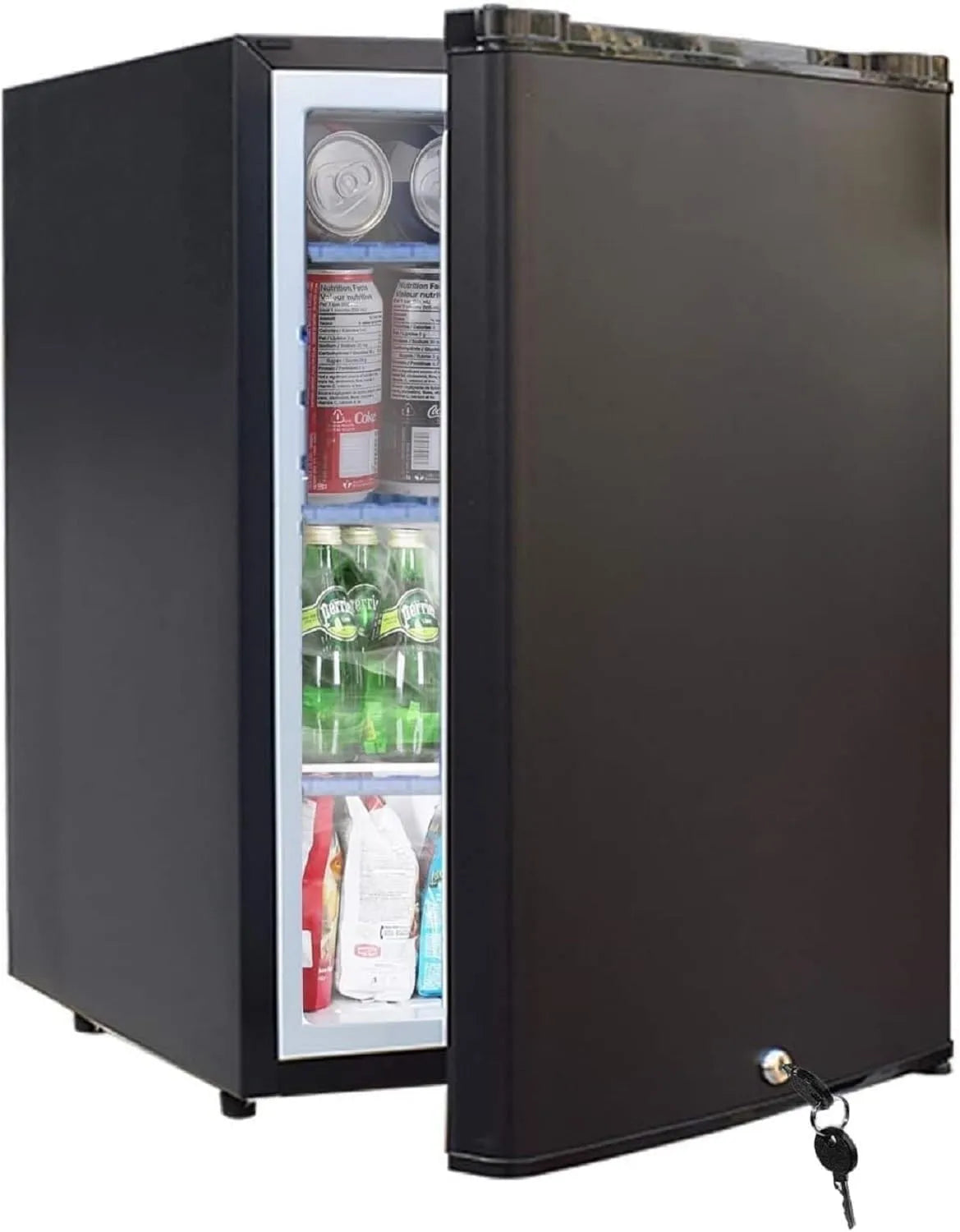 Réfrigérateur, 50 L, 12 V, SMETA, silencieux, camping, noir