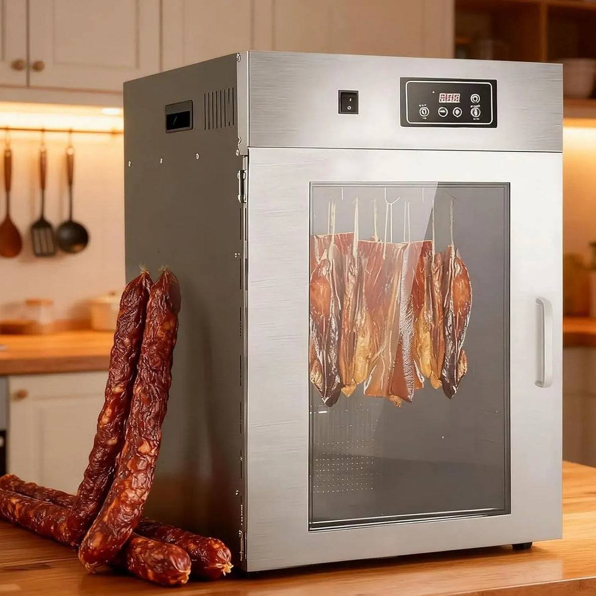 déshydrateur alimentaire, Armoire, Séchoir, professionnel, pour Saucisses