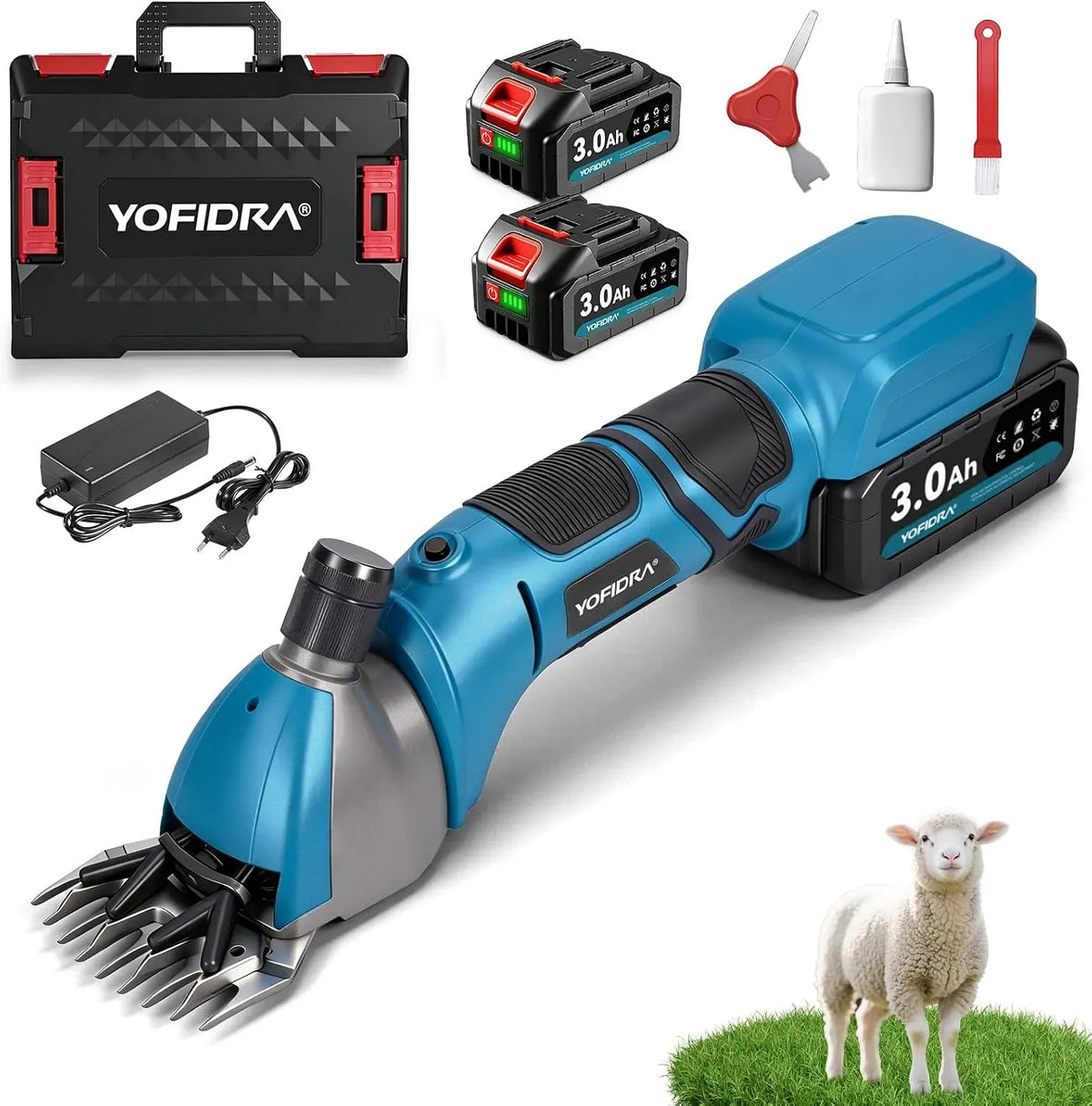 Moteur, 800 W, professionnel, sans fil, pour moutons
