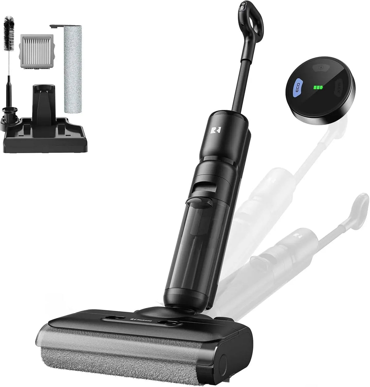 Aspirateur, grand réservoir, Rappel Vocal LED