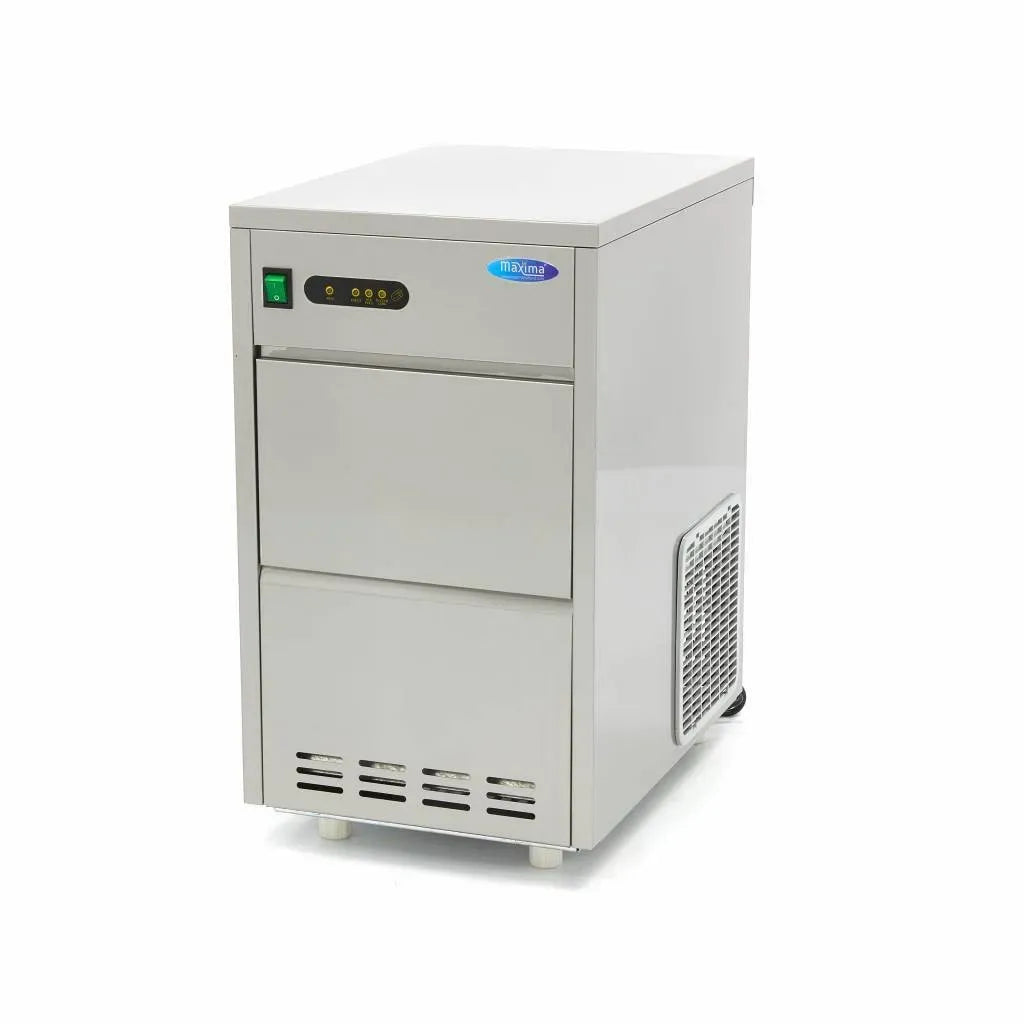 Machine à glaçons, acier inoxydable, 24 KG de glaçons par jour