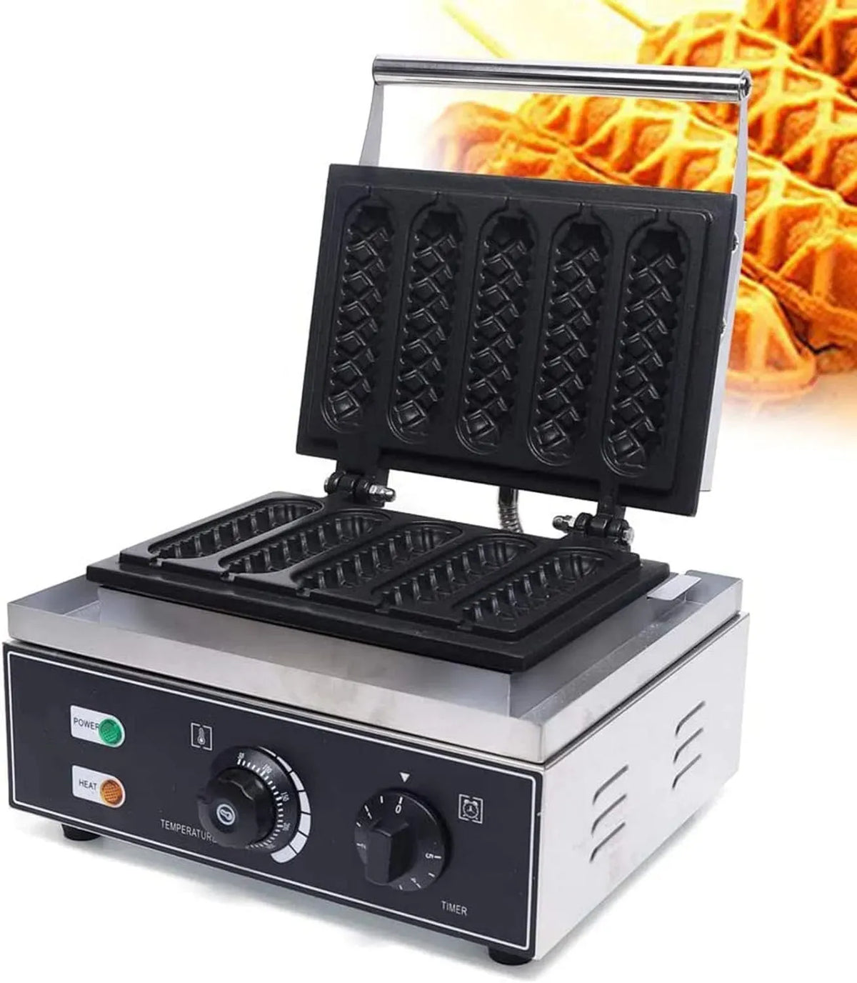 Machine, 110 V, professionnel, acier inoxydable, pour Hot-Dogs et Bâtonnets de Fromage