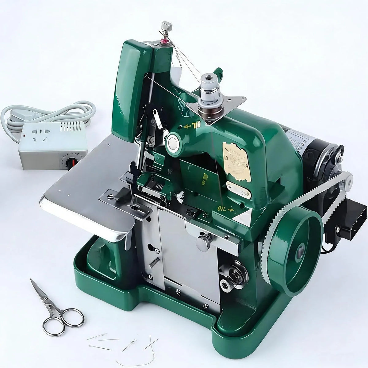 Machine à surjeteuse, professionnel, pour tissus épais et tricots extensibles