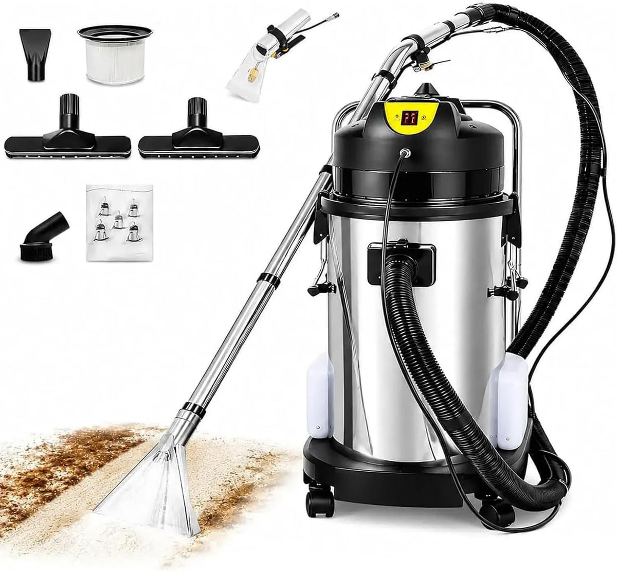 Aspirateur, 20 L, Nettoyeur 3-en-1, Cordon 7 m, 2,5 m