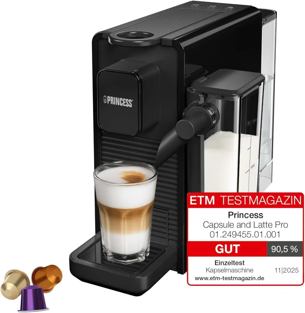 Nespresso Machine à Caf, machine à café électrique, 1400 W