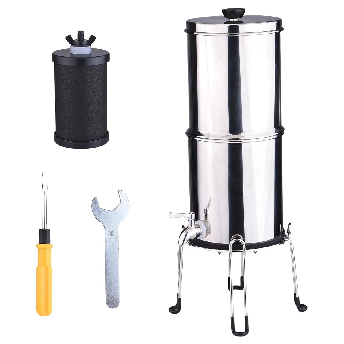 K8779A support, Filtre, Portable, système de filtration d'eau potable, acier inoxydable